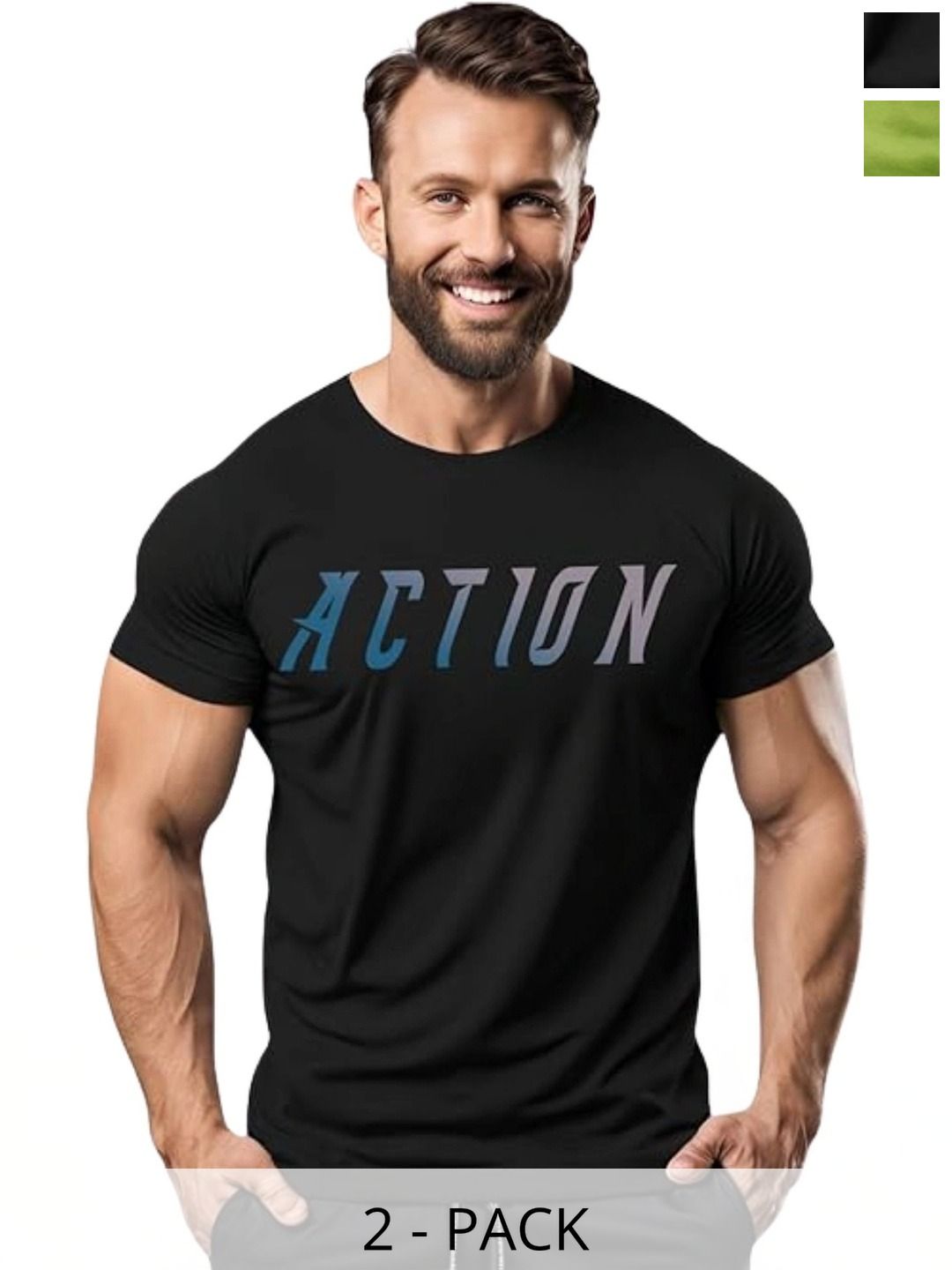 3Colors Men Typography 2 Printed Moisture Wicking T-shirt-picture-48