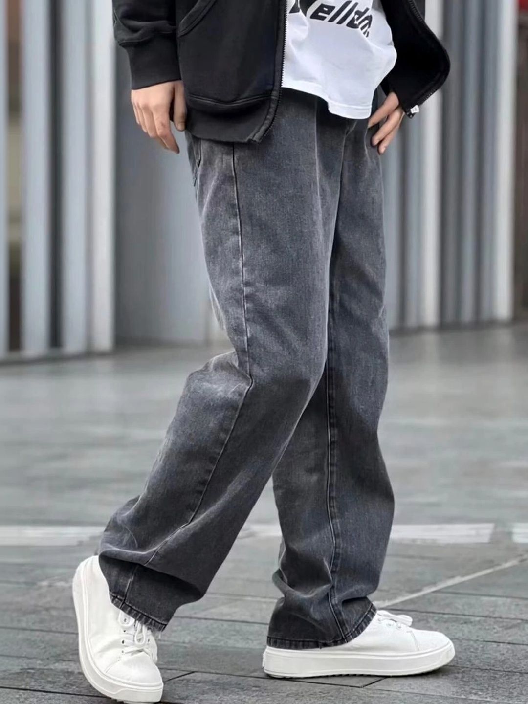 FLAYING Men Relaxed Fit Mid-Rise Jeans-picture-11