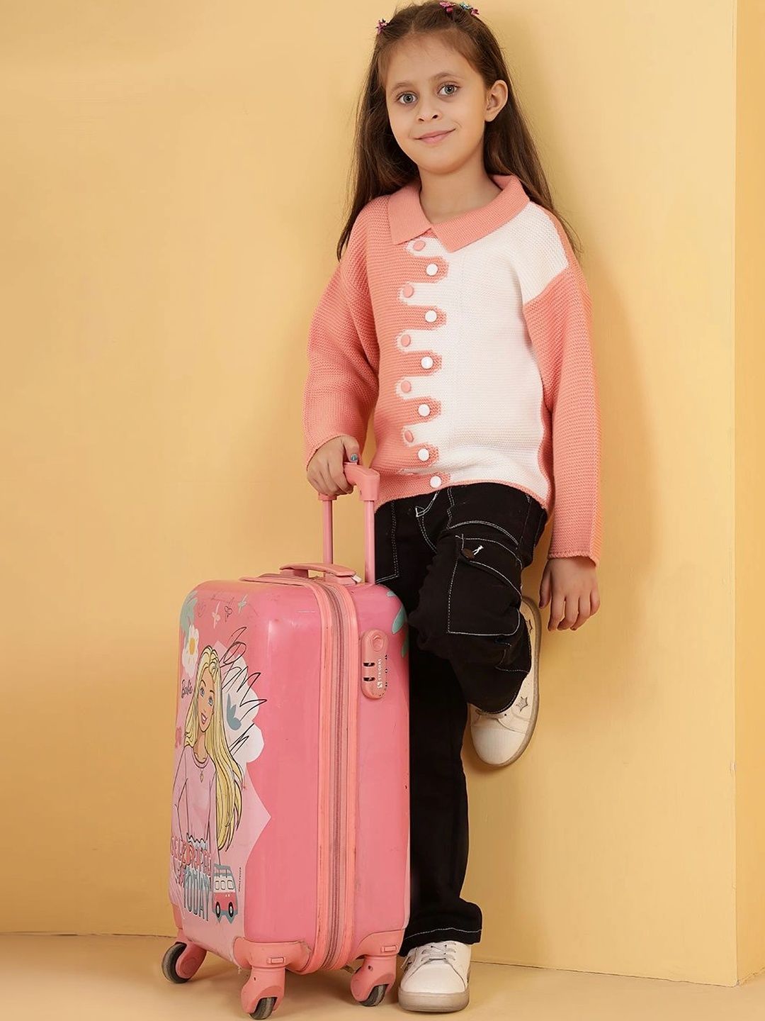 JoE Hazel Girls Colourblocked Pullover-picture-22