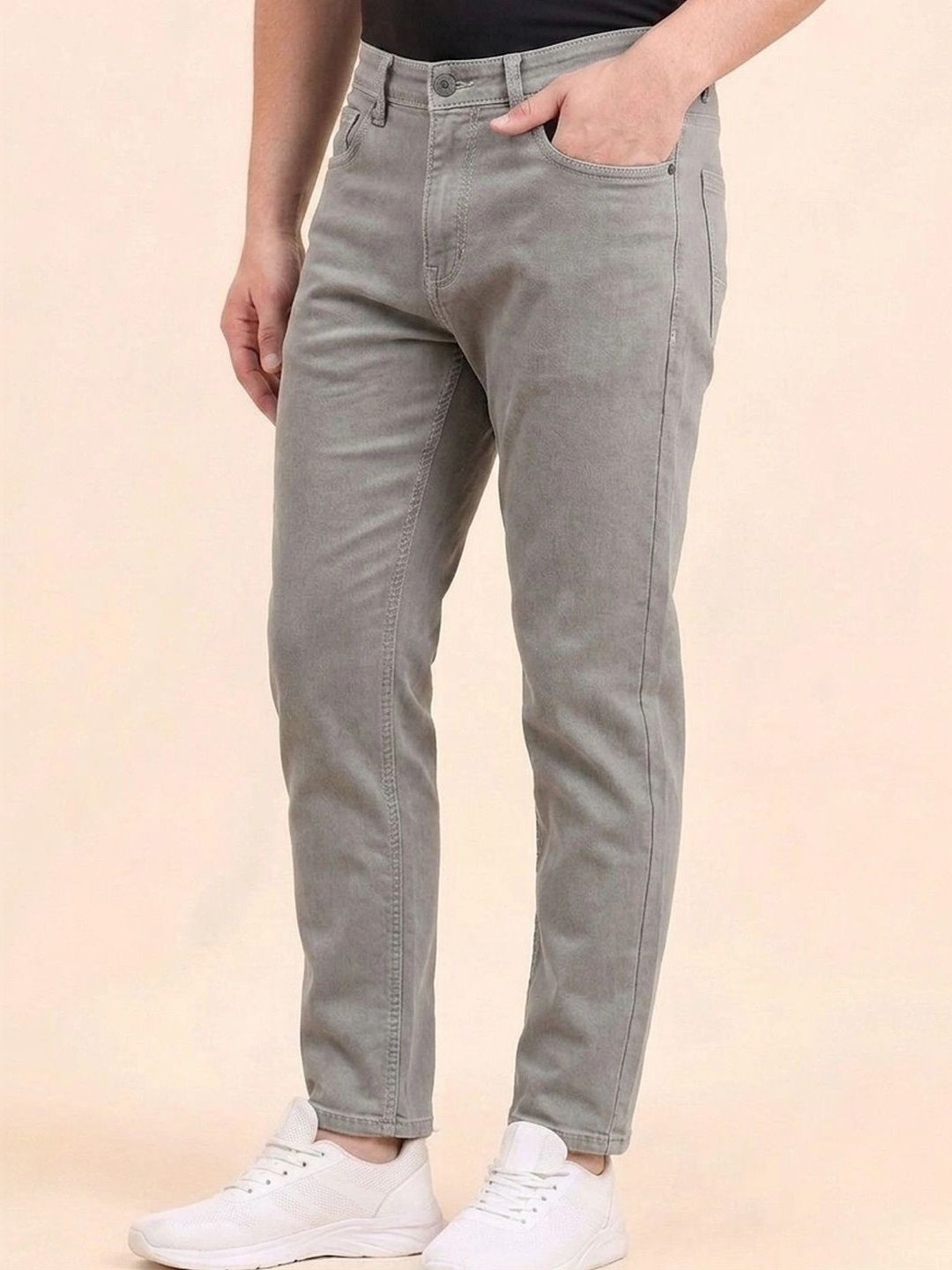 THUNDER JEANS Men Slim Fit Mid-Rise Stretchable Jeans-picture-47