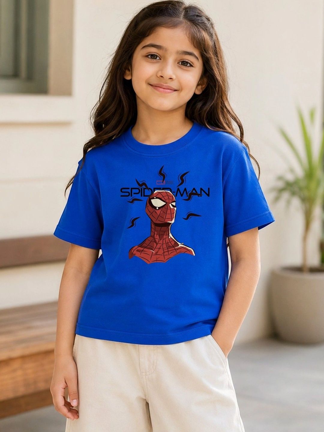 Marvel by Miss and Chief Girls Printed T-shirt-picture-24
