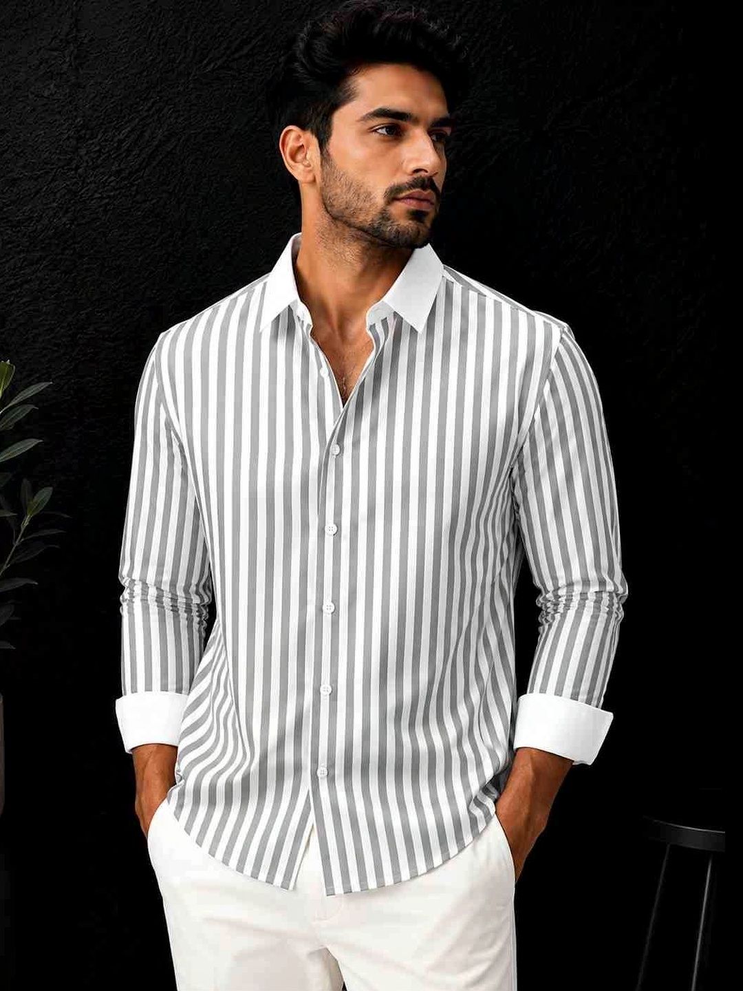 JaitraFab Men Striped Casual Shirt-picture-46