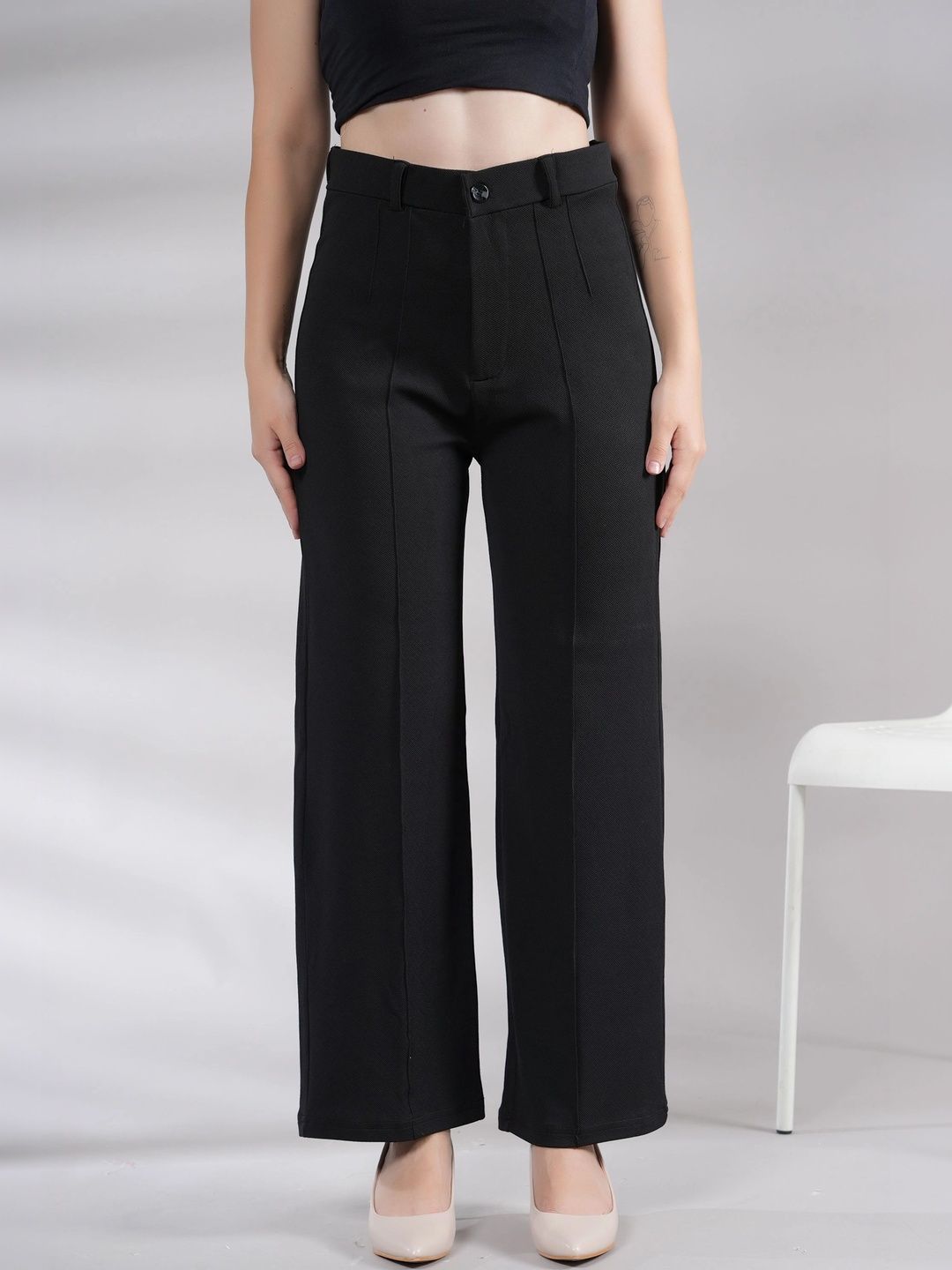 Miss Balika Women High-Rise Pleated Trousers-picture-24