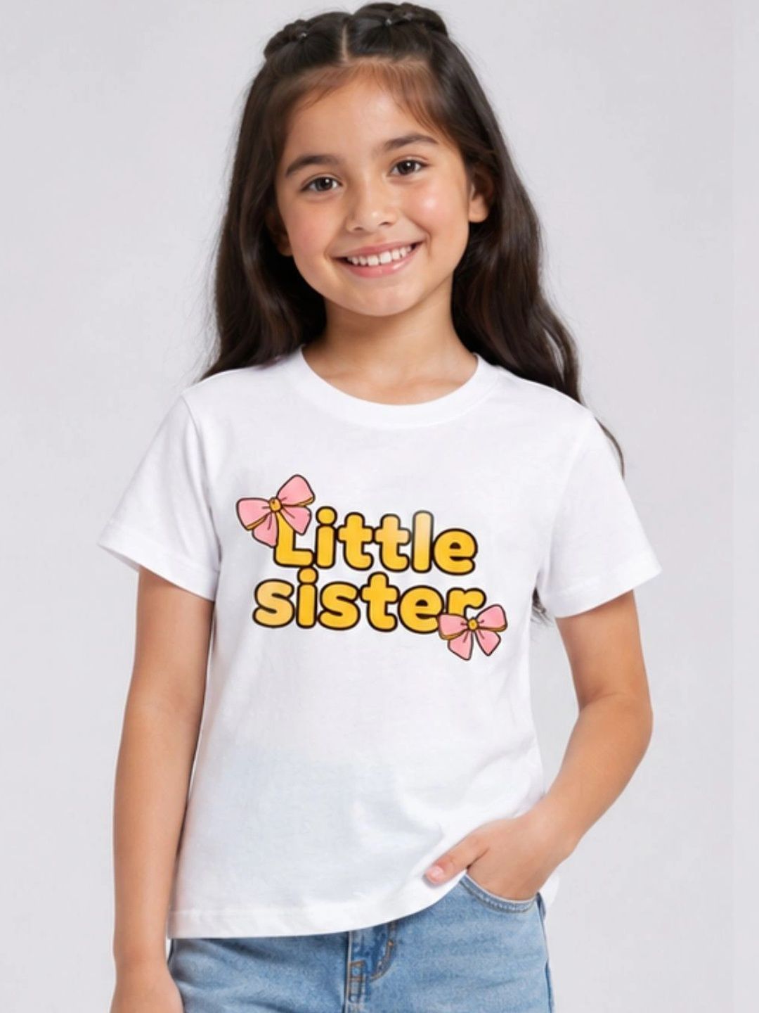 YAK YAK Girls Typography Printed T-shirt-picture-30