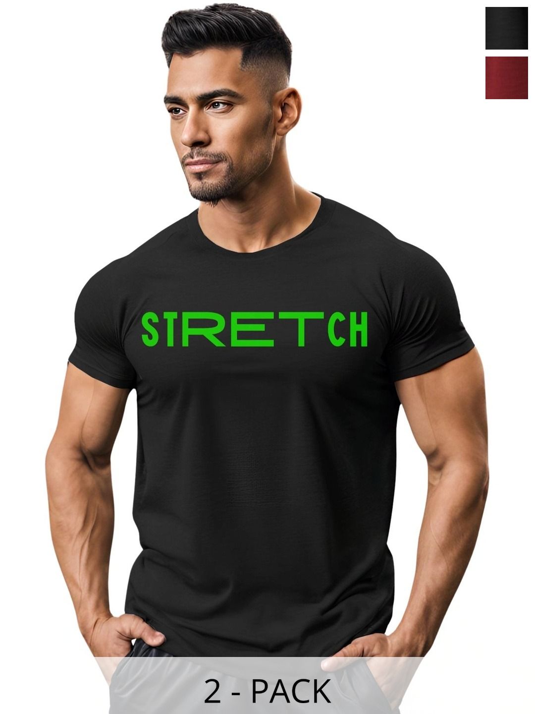 3Colors Men Typography 2 Printed Moisture Wicking T-shirt-picture-44