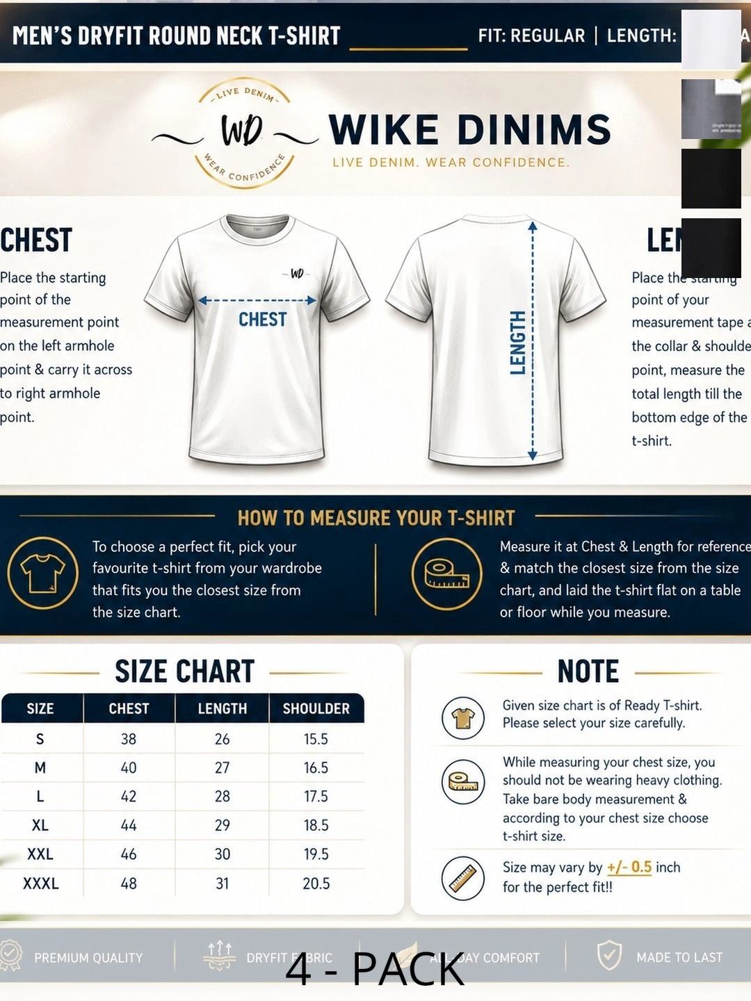 WIKE DENIMS Men 4 T-shirt-picture-53