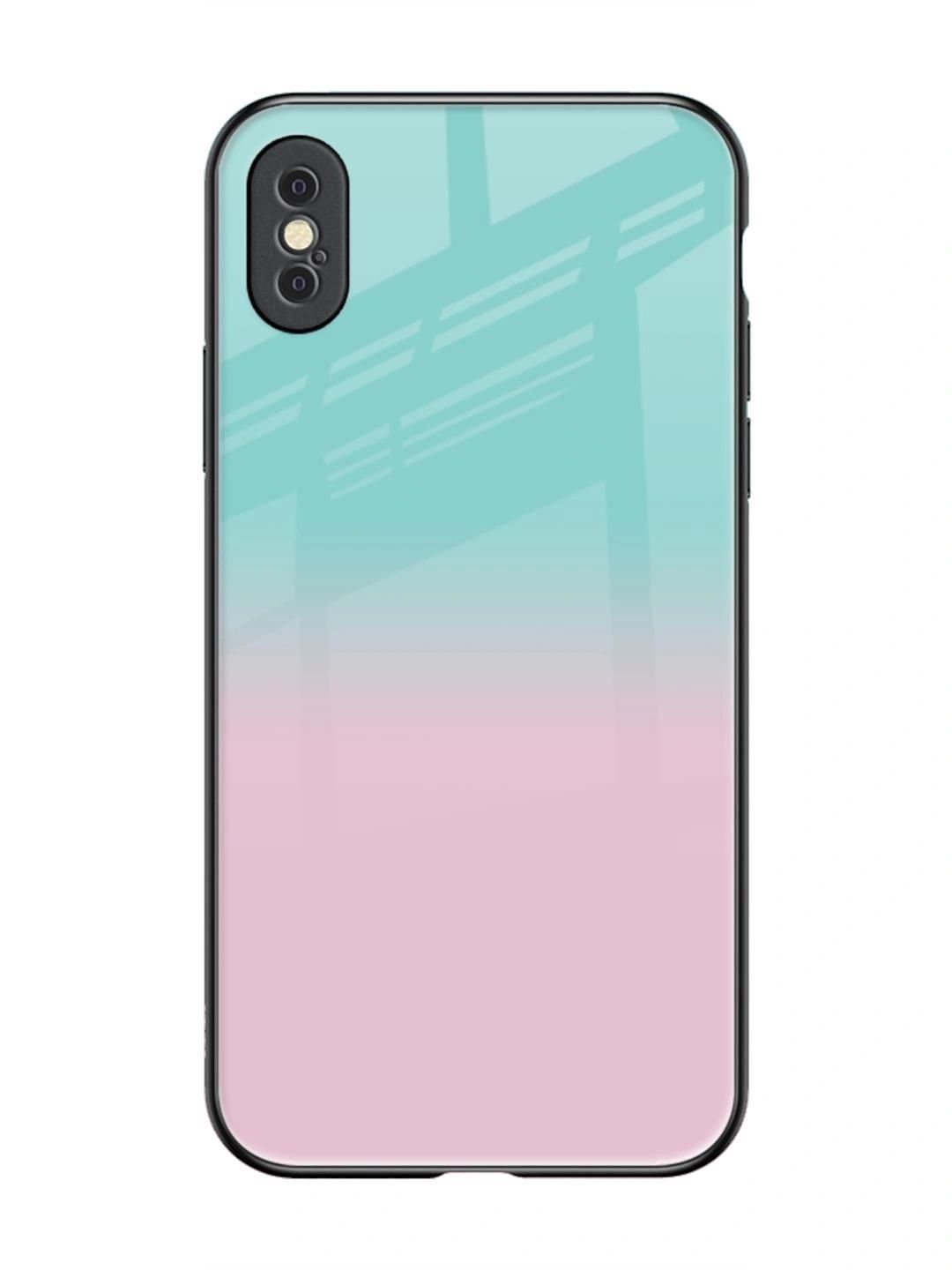 QRIOH Solid Printed iPhone Xs Back Case Mobile Accessories-image-22