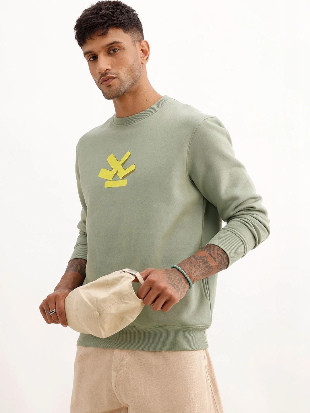 WROGN Men Graphic Printed Sweatshirt-picture-33