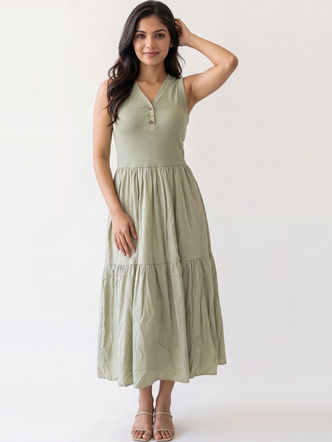 MASK A-Line Midi Dress-picture-25