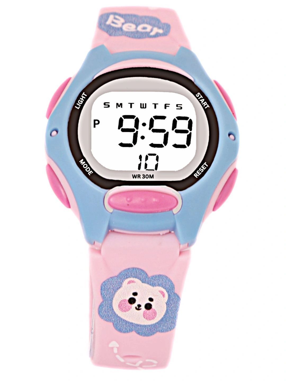 STYLEFLIX Unisex Kids Dial & Straps Digital Multi Function Watch 8207LK_ P.Small Bear-image-46