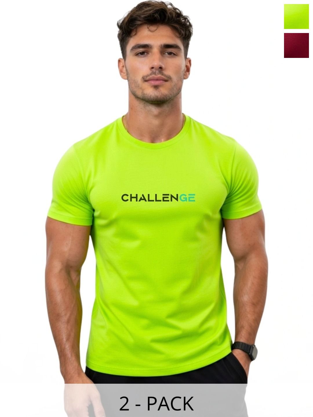 3Colors Men Typography 2 Printed Moisture Wicking T-shirt-picture-44