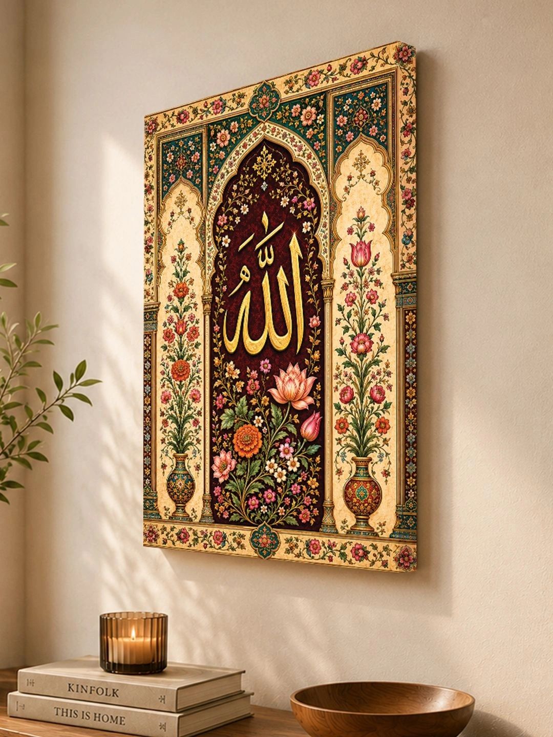 Art Street Multicoloured Single Piece Canvas Religious Wall Paintings-picture-21