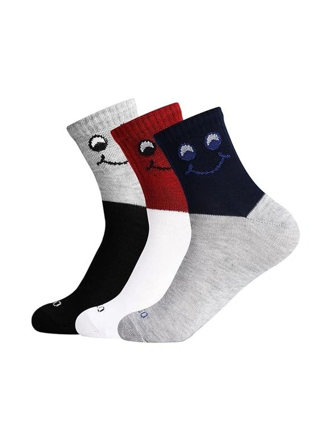 UMEGO Unisex Cotton Patterned Above Ankle Socks-image-20