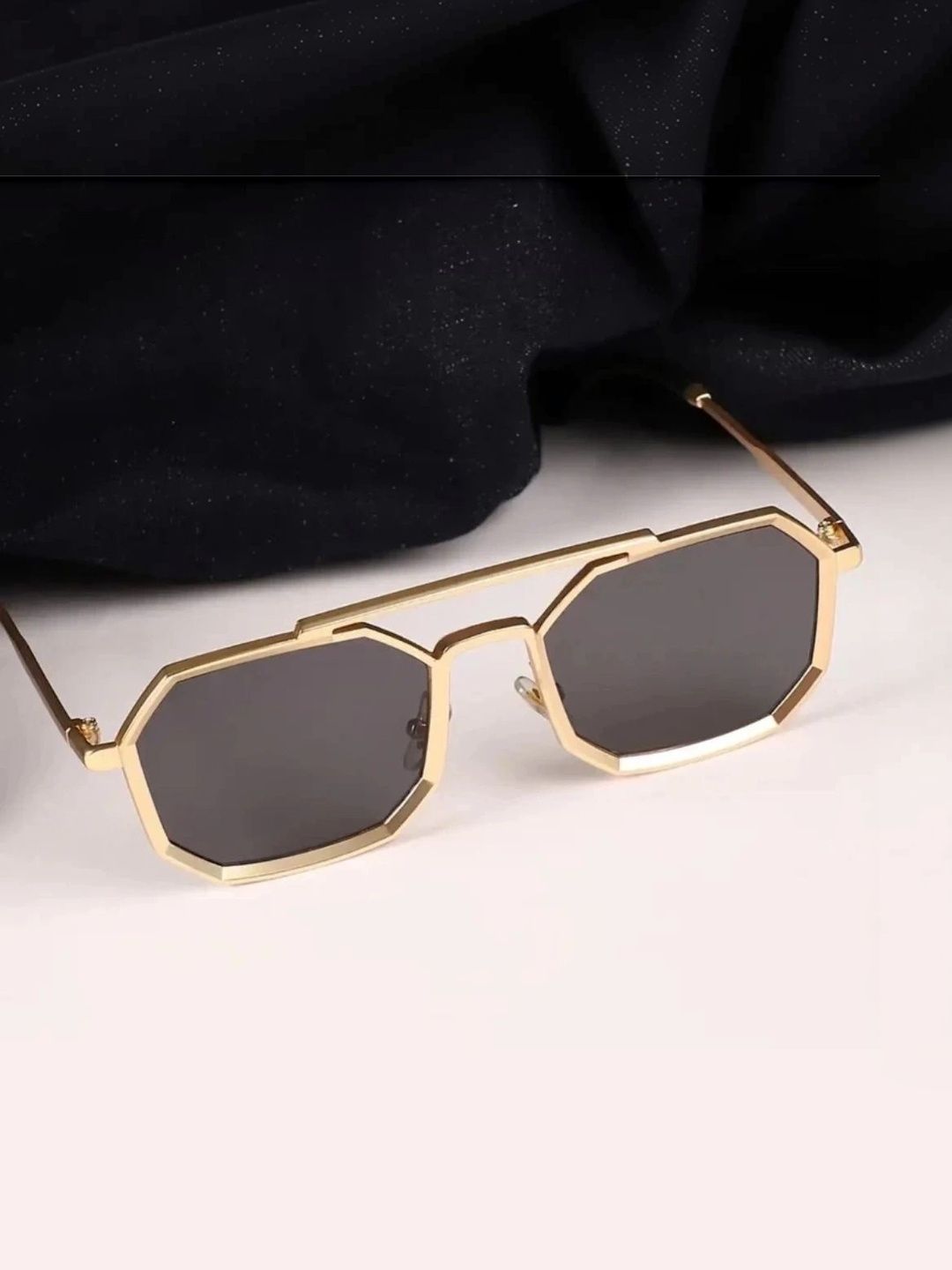 EYELLUSION Women Black Lens & Gold-Toned Other Sunglasses with-picture-13