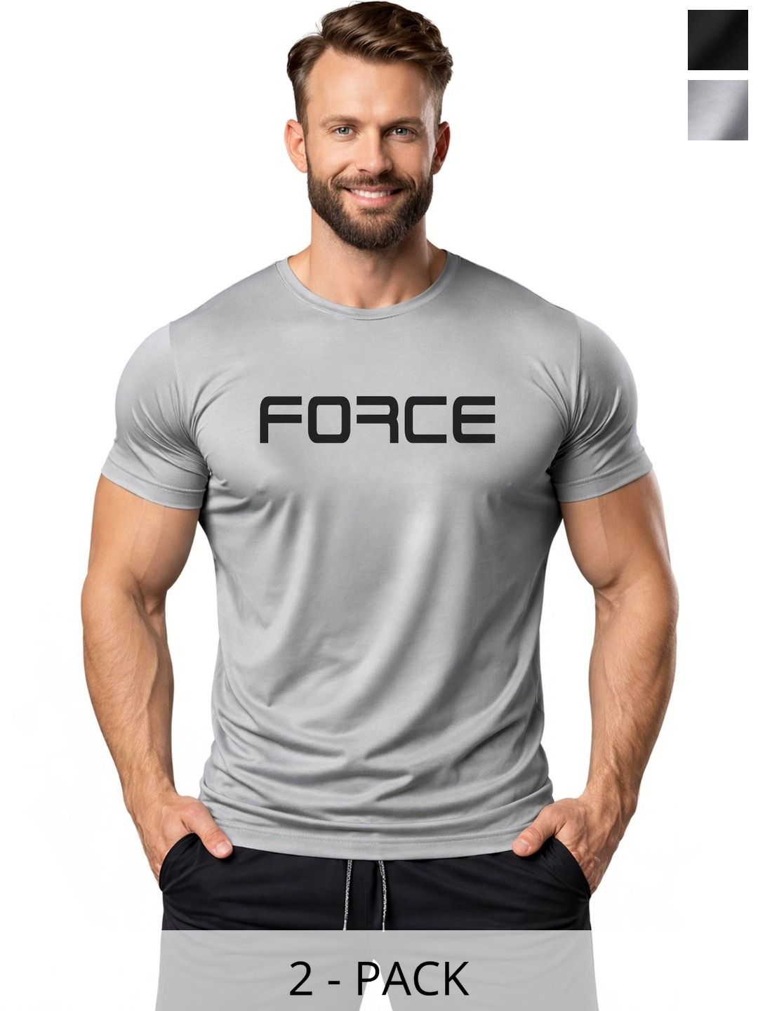 3Colors Men Typography 2 Printed Moisture Wicking T-shirt-picture-36