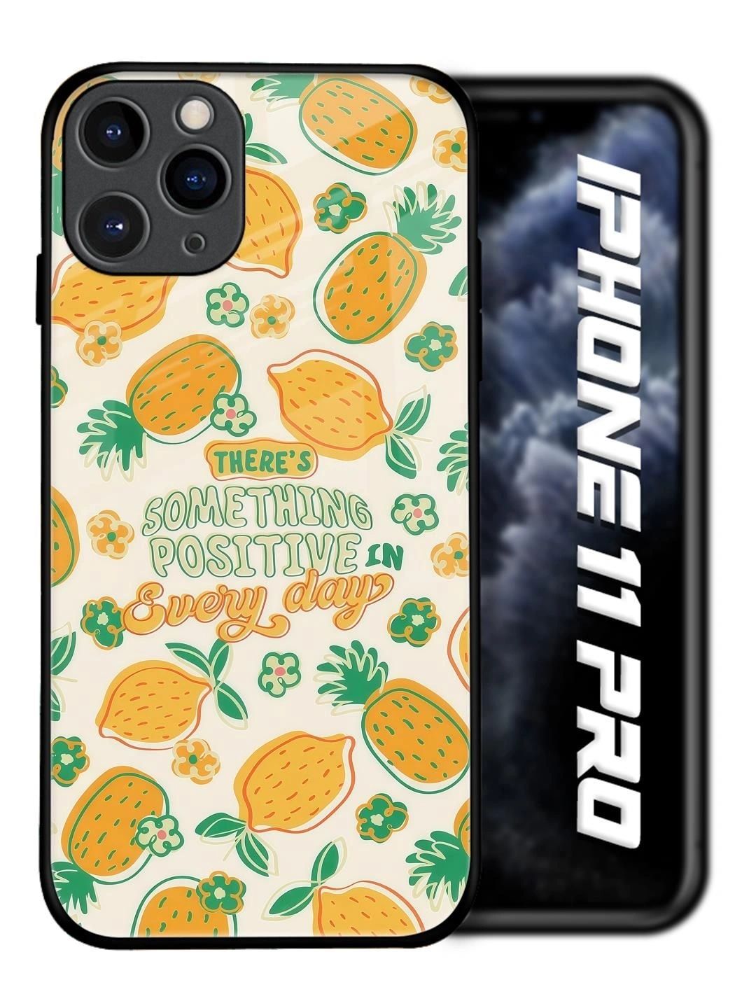 QRIOH Floral Printed iPhone 11 Pro Back Case Mobile Accessories-picture-5
