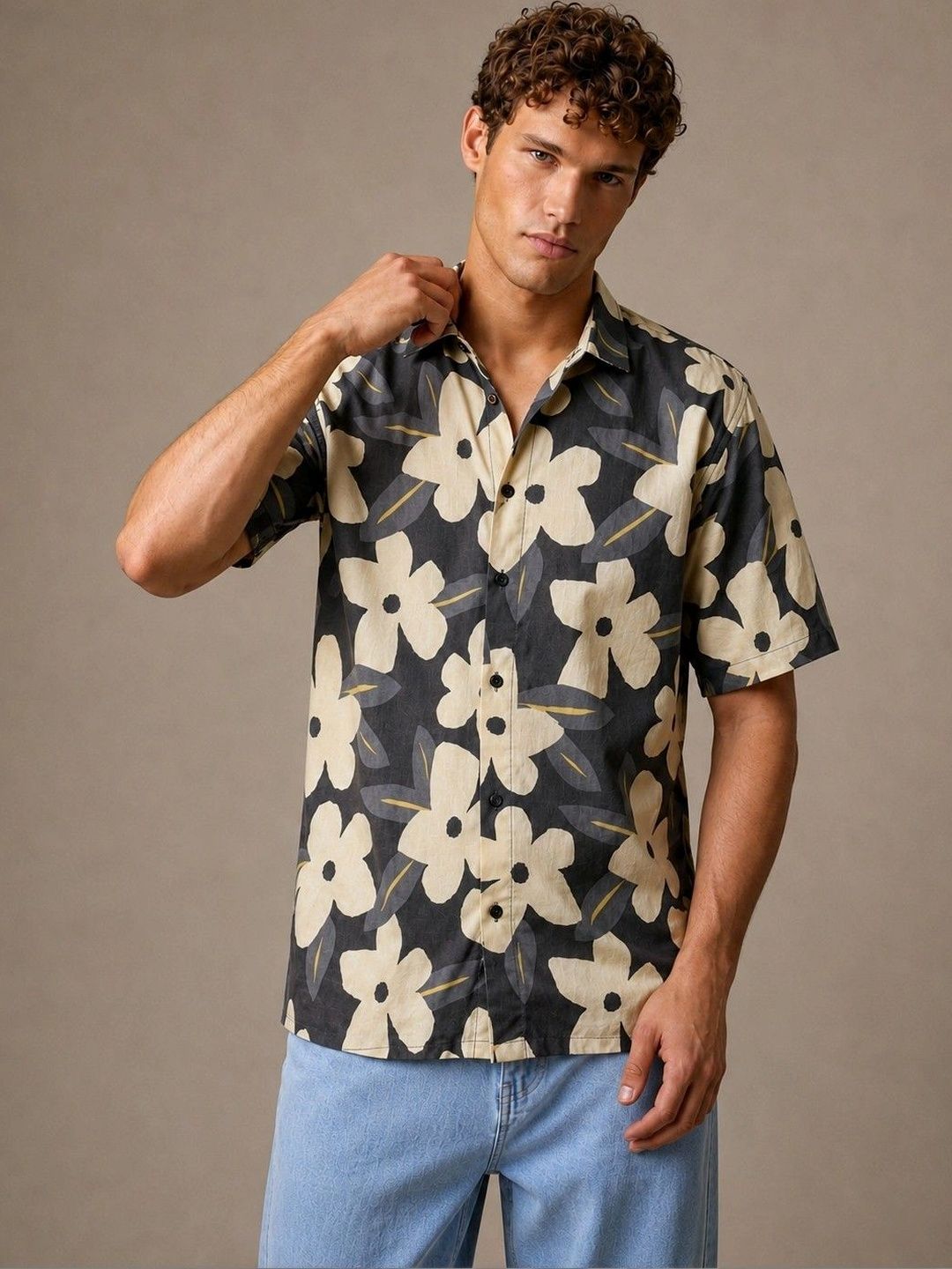 Mast & Harbour Men Classic Floral Printed Casual Shirt-picture-18