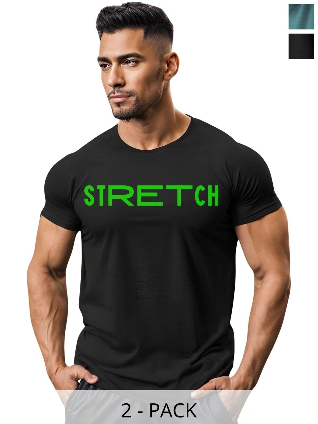 3Colors Men Typography 2 Printed Moisture Wicking T-shirt-picture-14