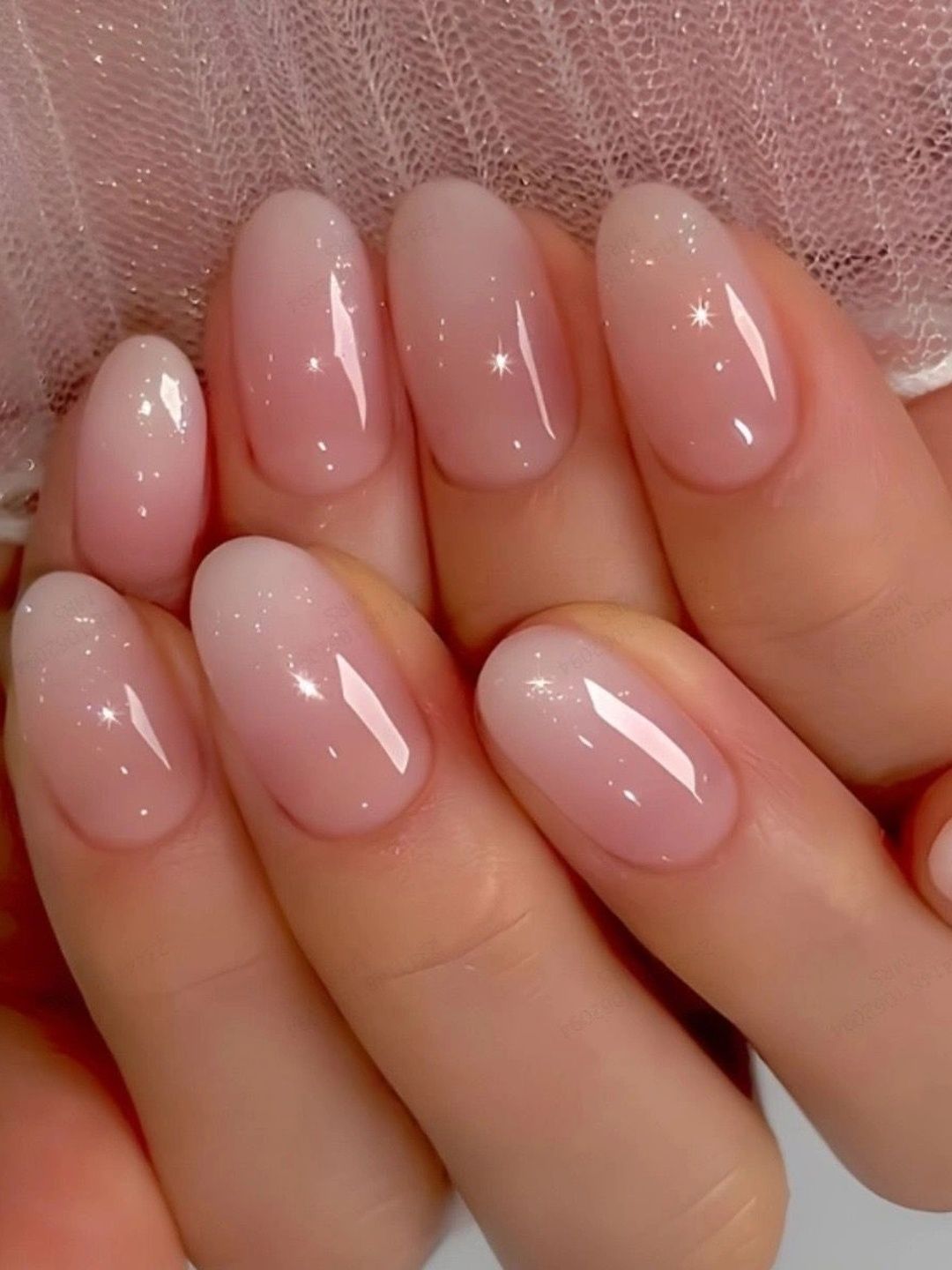 Vembley Set Of 24 Reusable Press On Artificial Nails - Gradient Pink-image-10