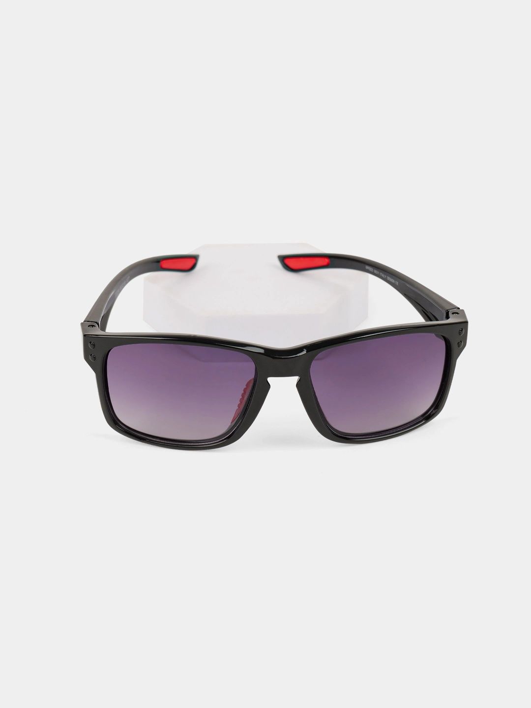 DukieKooky Unisex Kids Purple Lens & Black Rectangle Sunglasses with-picture-45