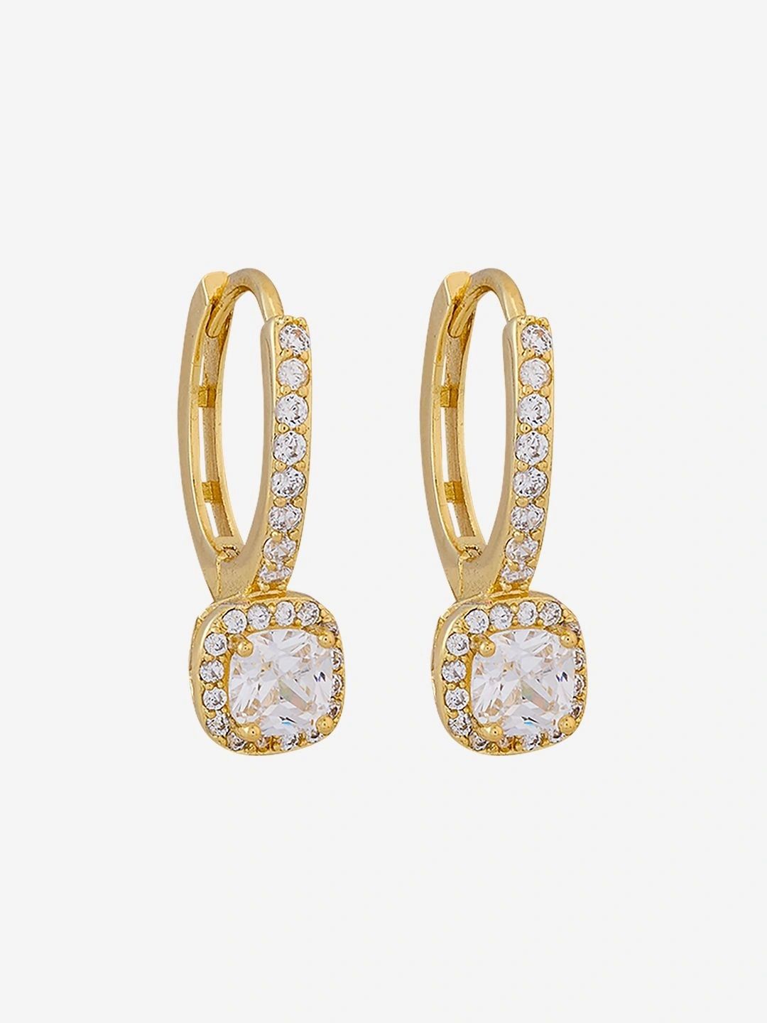 Kushal's Fashion Jewellery Square Drop Earrings-picture-21