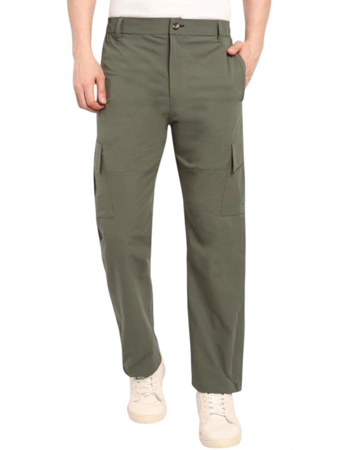 NEULKNOT Men Easy Wash Cargos Trousers-picture-24
