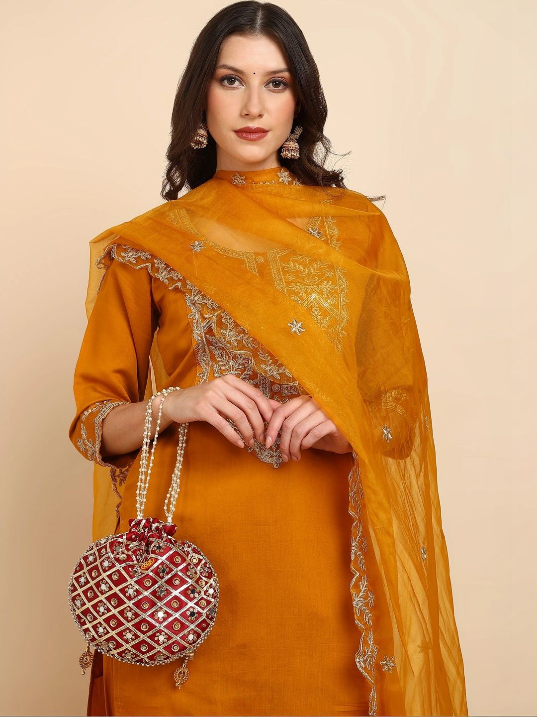 MaaCare Embellished Potli Clutch-picture-17