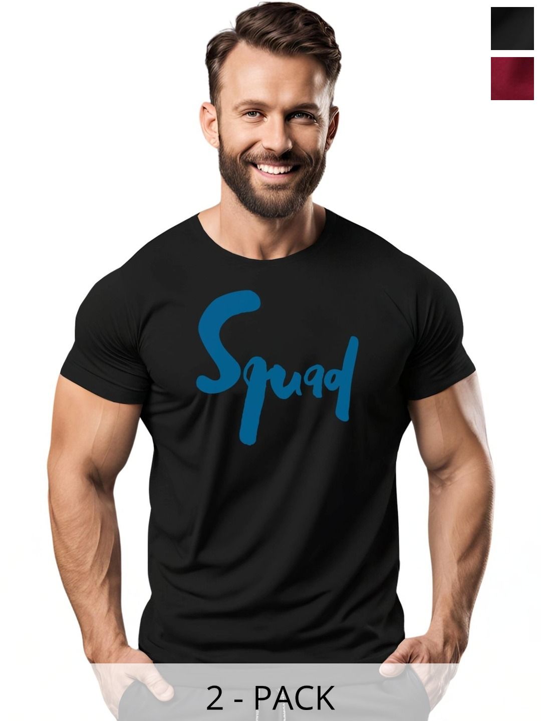 3Colors Men Typography 2 Printed Moisture Wicking T-shirt-picture-24