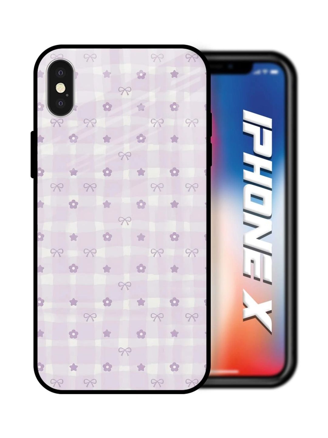 QRIOH Geometric Printed iPhone X Back Case Mobile Accessories-picture-40