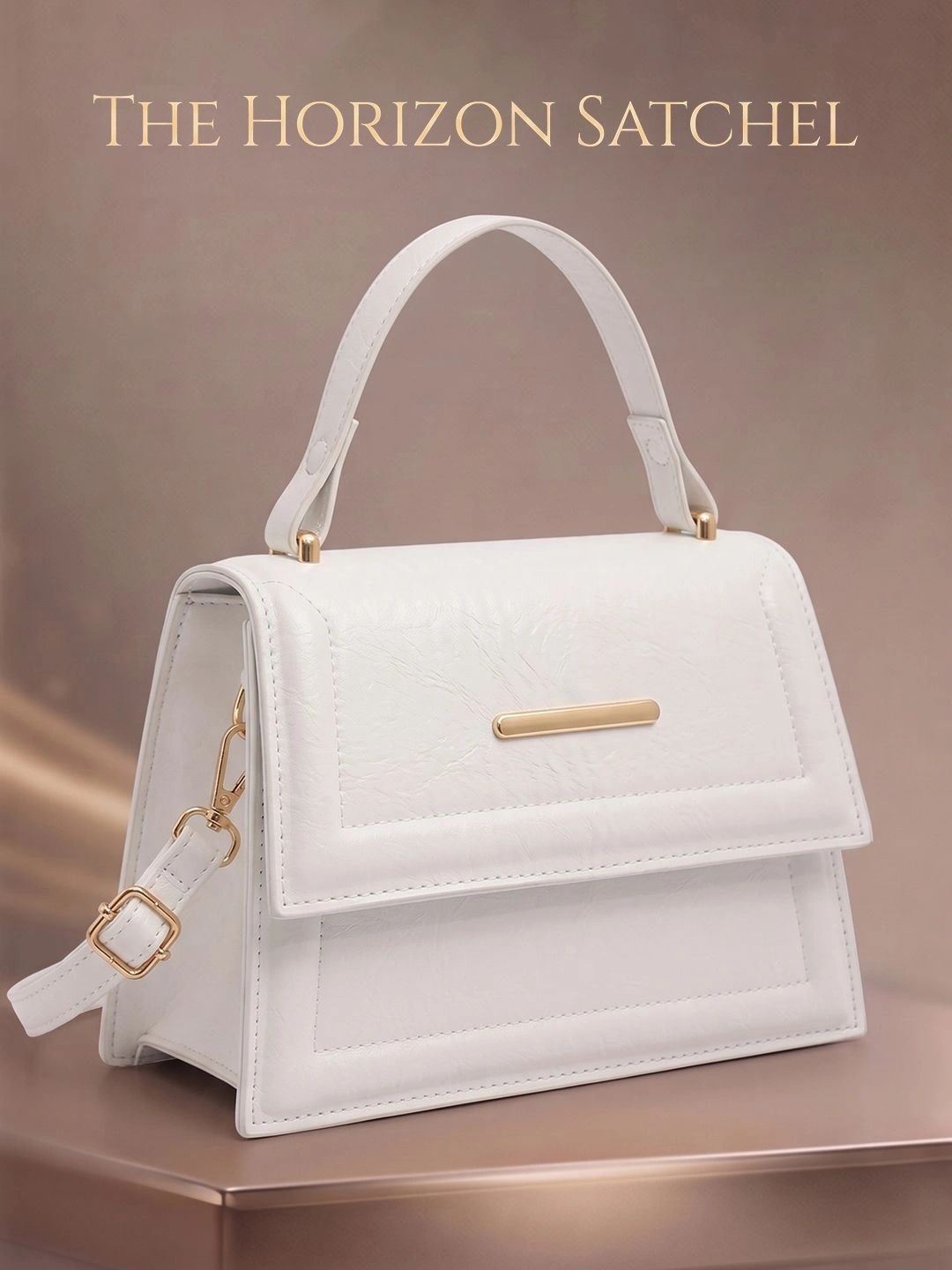 Lara Karen Textured PU Structured Satchel-image-9