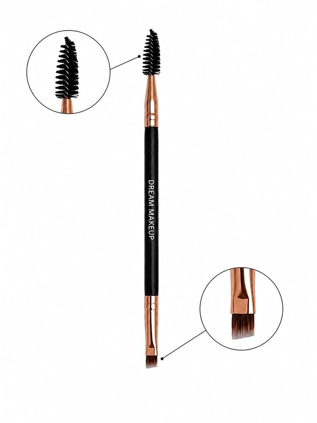 Dream Makeup Professional Dual-Ended Angled Eyebrow Brush with Spoolie-image-38