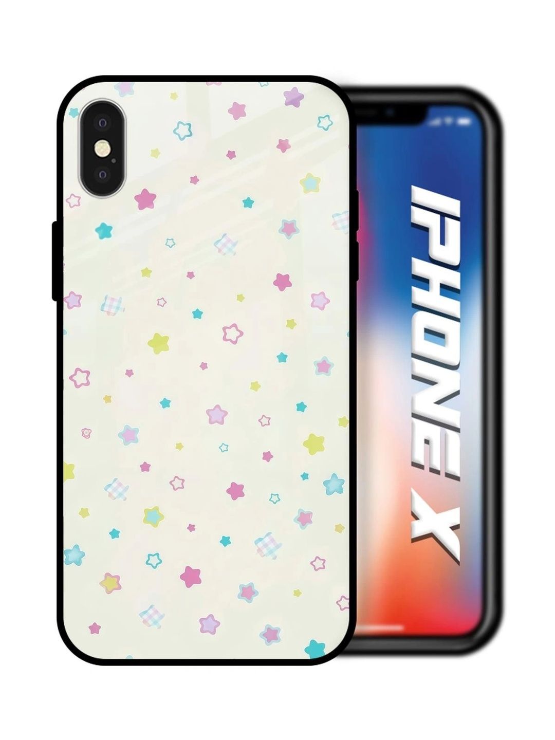 QRIOH Abstract Printed iPhone X Back Case Mobile Accessories-picture-54