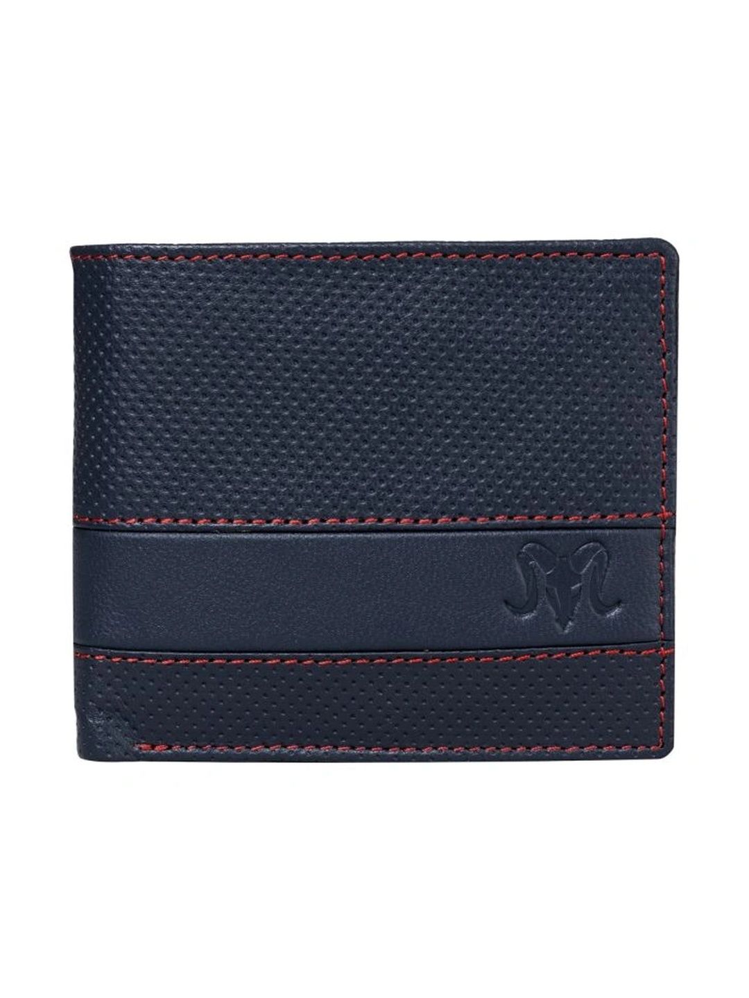 Aries Men Textured Leather Two Fold Wallet-picture-19