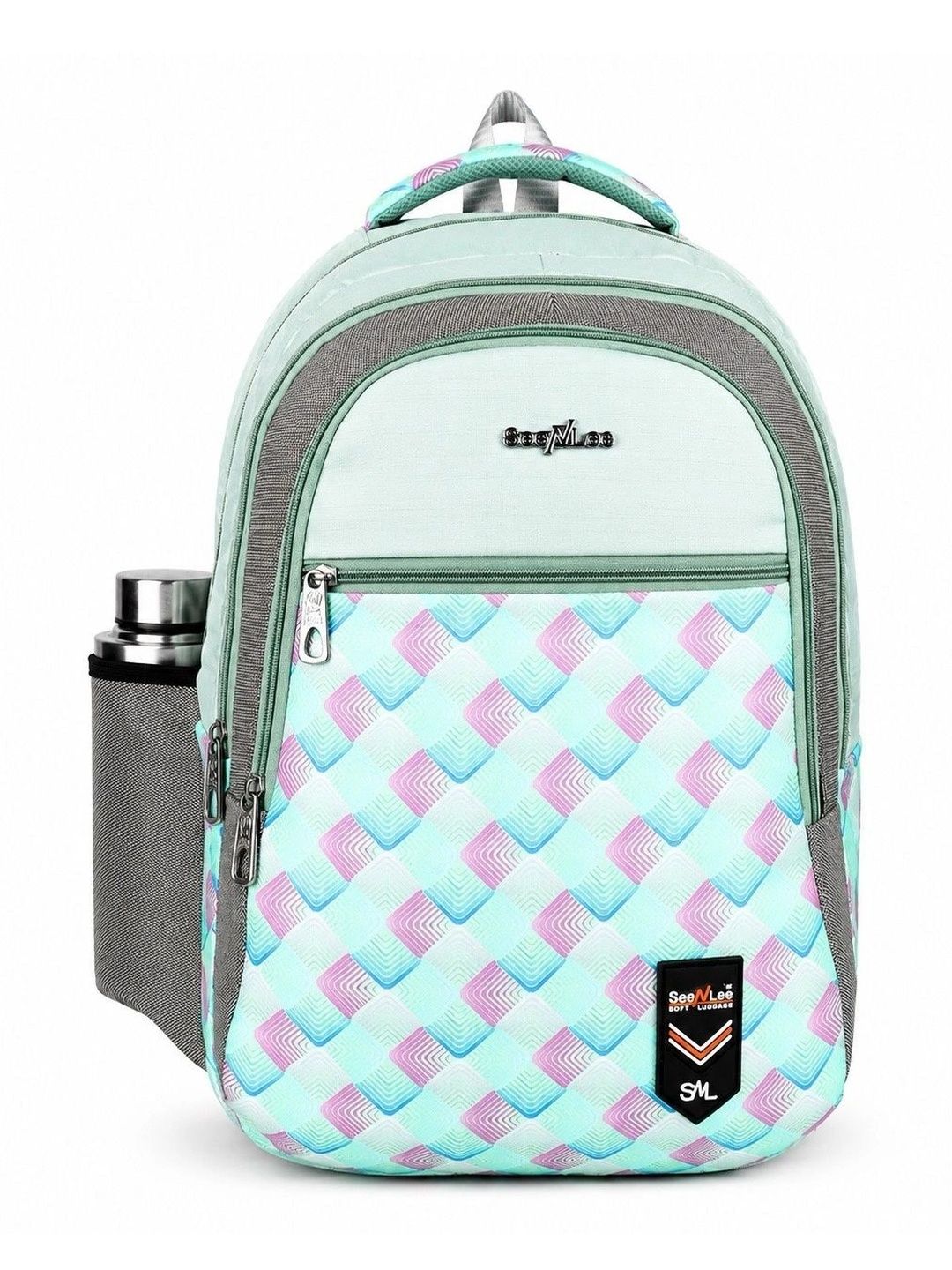 Seenlee Women Graphic Backpack with Compression Straps-image-29