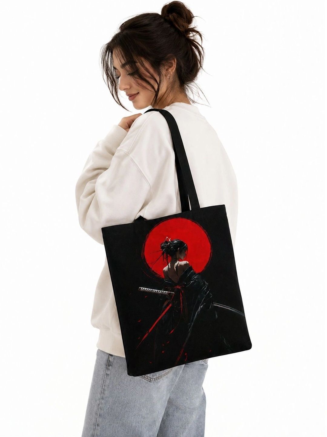 the sack co Printed Shopper Tote Bag-image-15