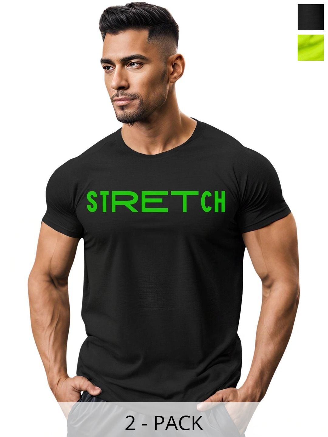 3Colors Men Typography 2 Printed Moisture Wicking T-shirt-picture-35