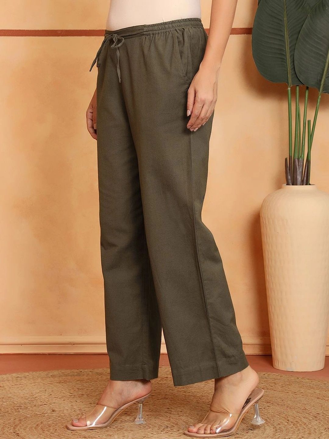 Fabindia Women High-Rise Trousers-picture-20