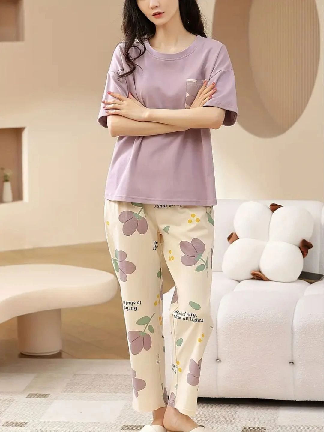 ETC Women Printed Night suit-picture-36