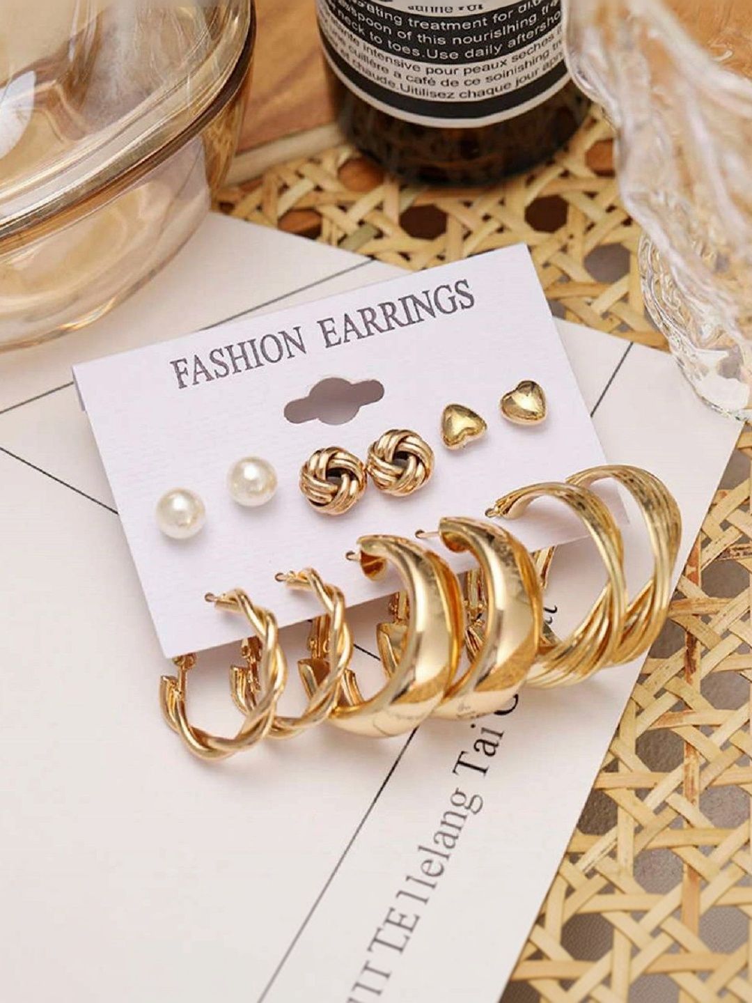 Celestria Circular Studs Earrings-picture-47