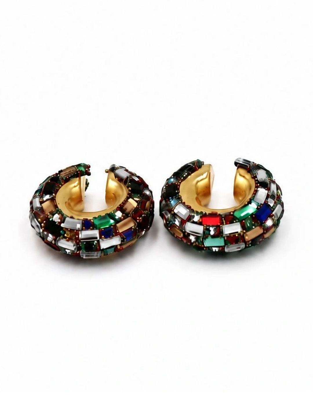 ASOCA Circular Ear Cuff Earrings-picture-57