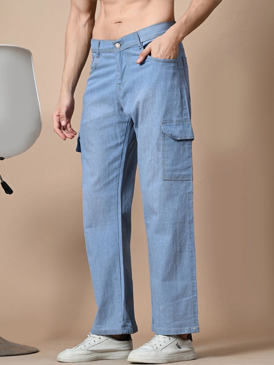 Metronaut Men Classic Cargos Trousers-picture-27