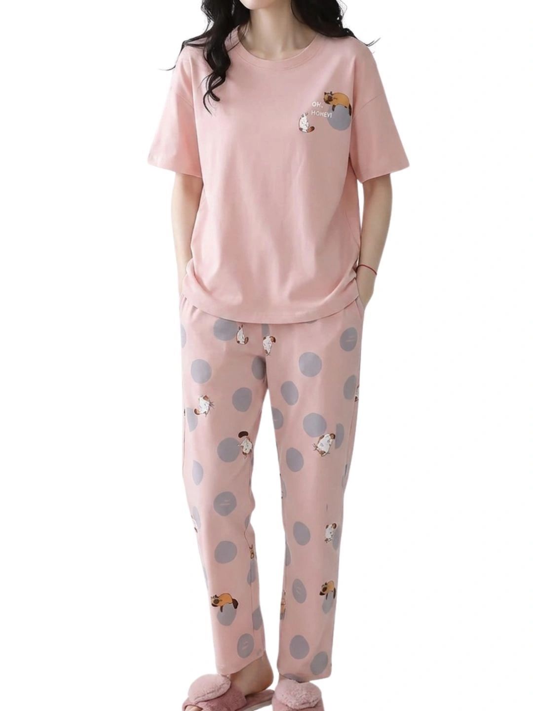 LARIX Women Printed Night suit-picture-7