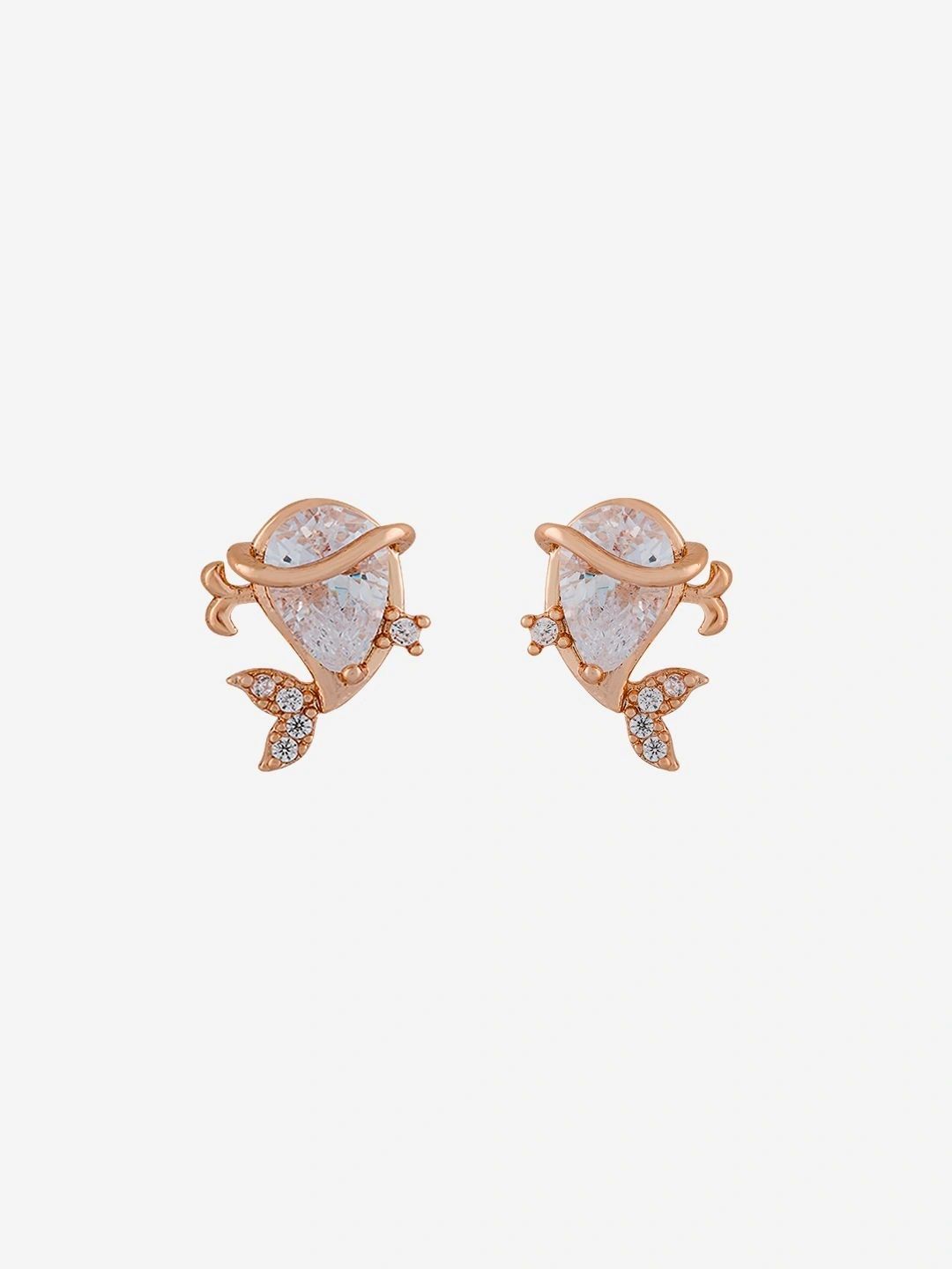 Kushal's Fashion Jewellery Teardrop Shaped Studs Earrings-picture-29