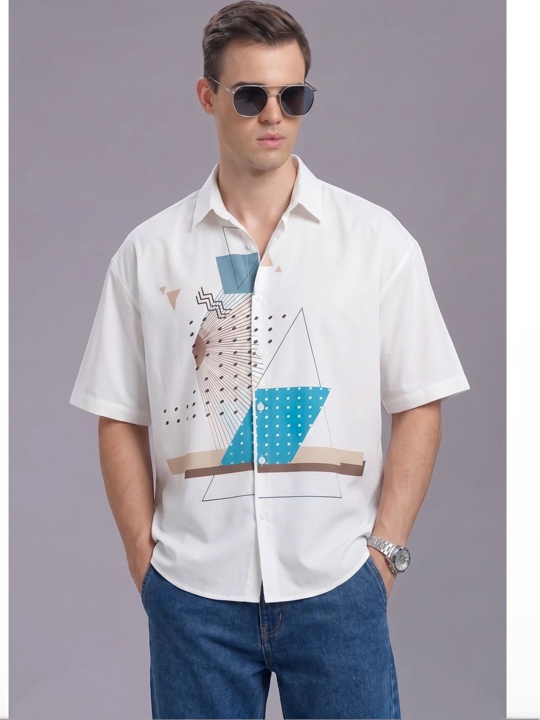 CXMAT Men Printed Casual Shirt-picture-24