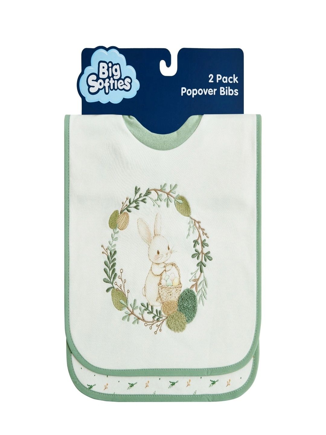 Big Softies Infants Pack Of 2 Printed Bibs-picture-41