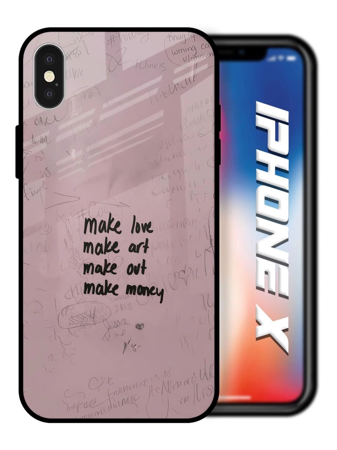 QRIOH Typography Printed iPhone X Back Case Mobile Accessories-picture-22