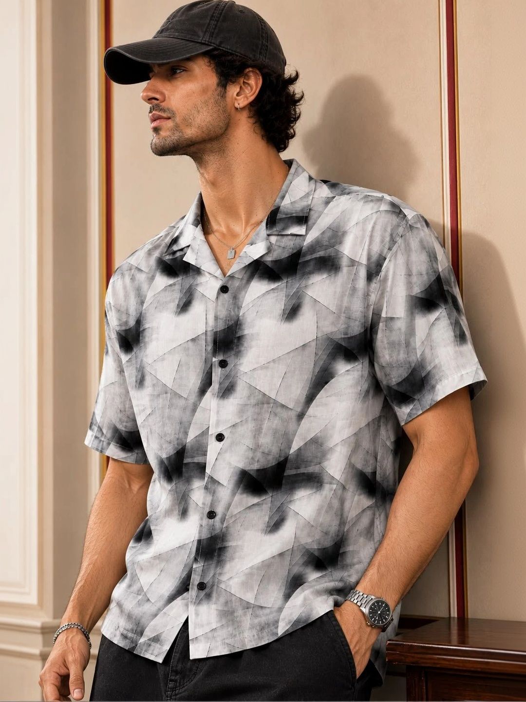 XKIND Men Standard Printed Casual Shirt-picture-51