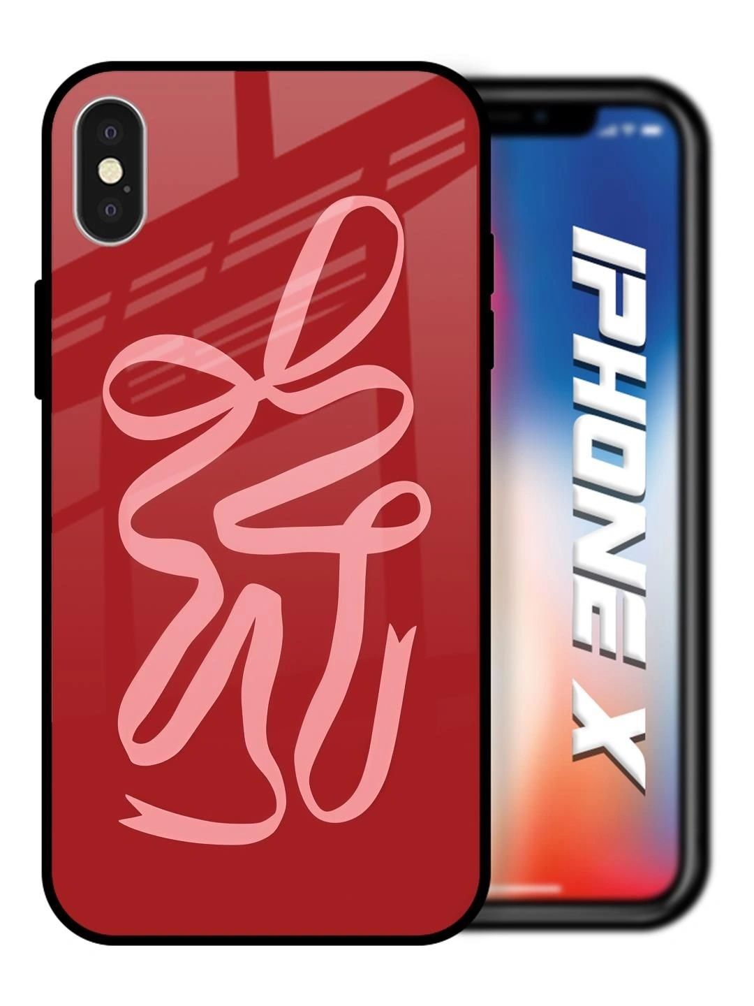 QRIOH Abstract Printed iPhone X Back Case Mobile Accessories-image-46