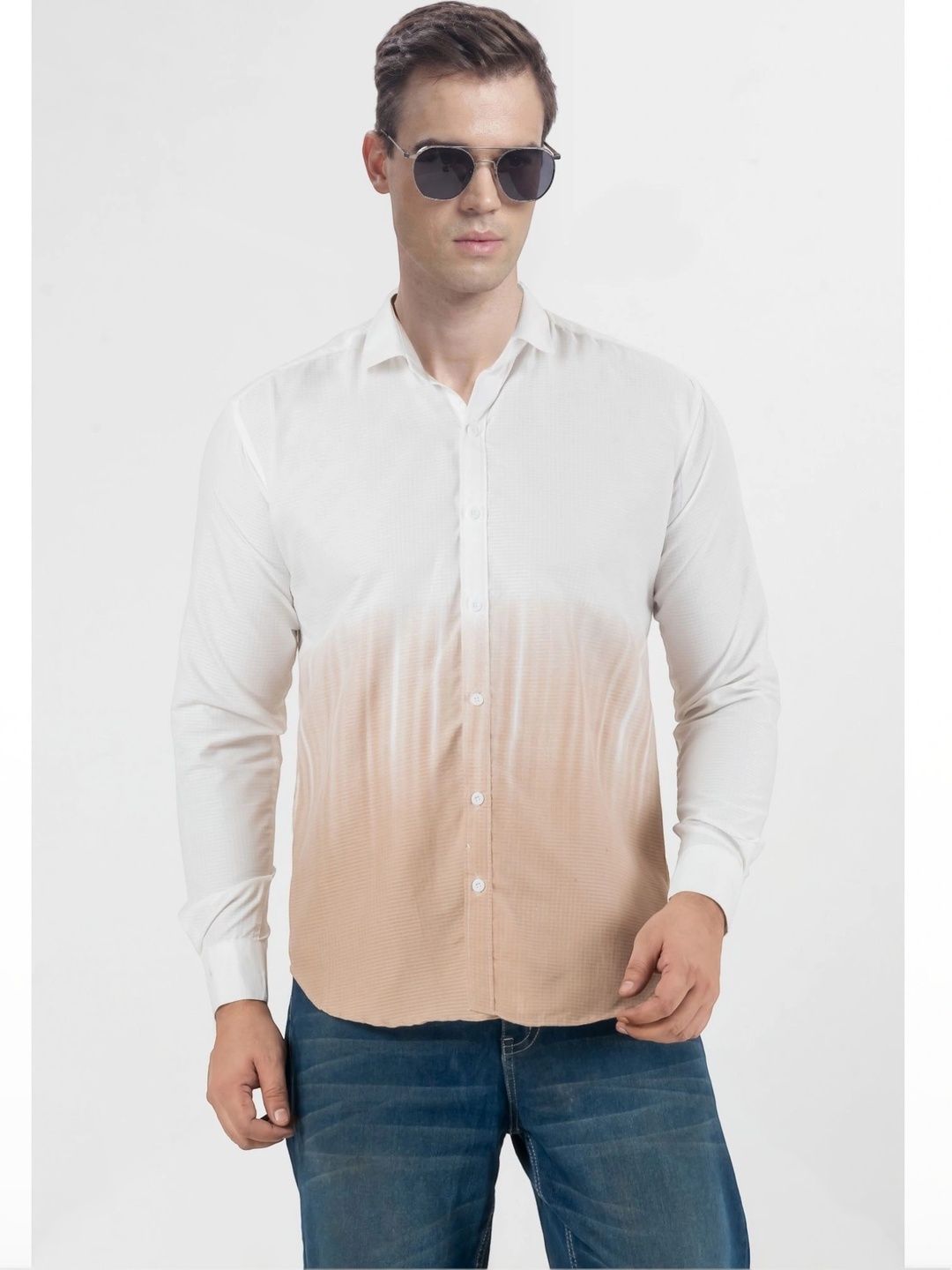 CXMAT Men Ombre Casual Shirt-picture-40