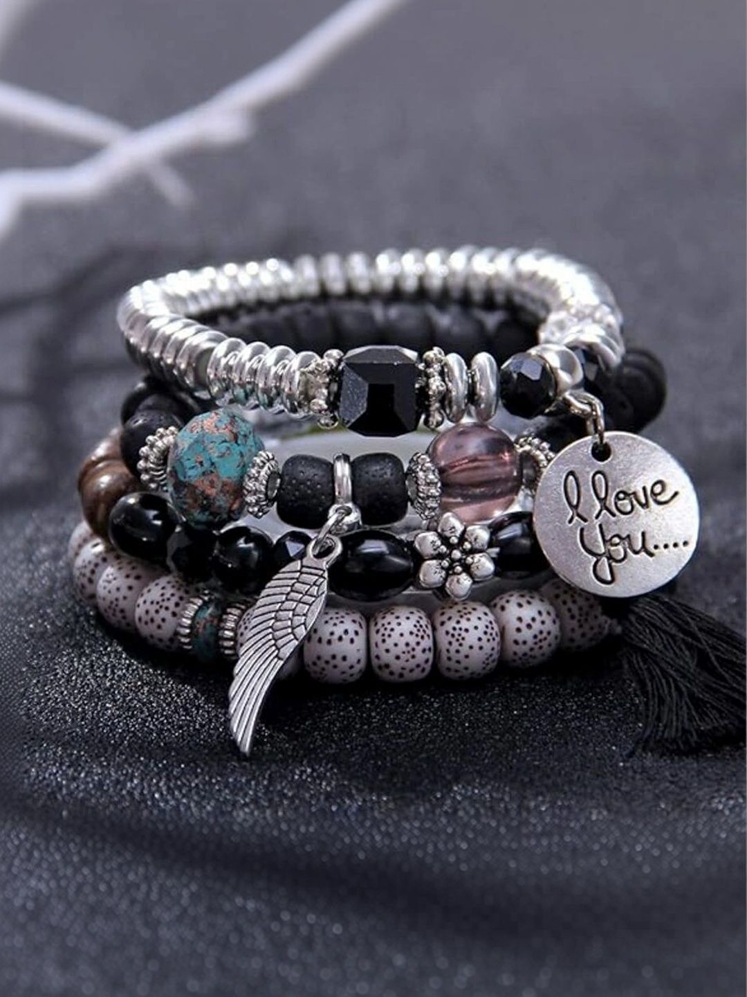 Vembley Women 4 Silver-Plated Multistrand Bracelet-picture-45